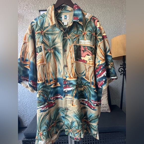 Kahala Men’s Hawaiian Shirt size XL 100% Silk - Picture 2 of 6
